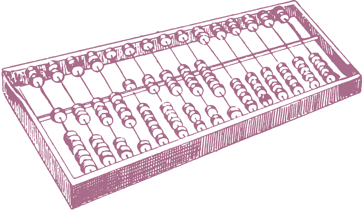 decorative image of an abacus